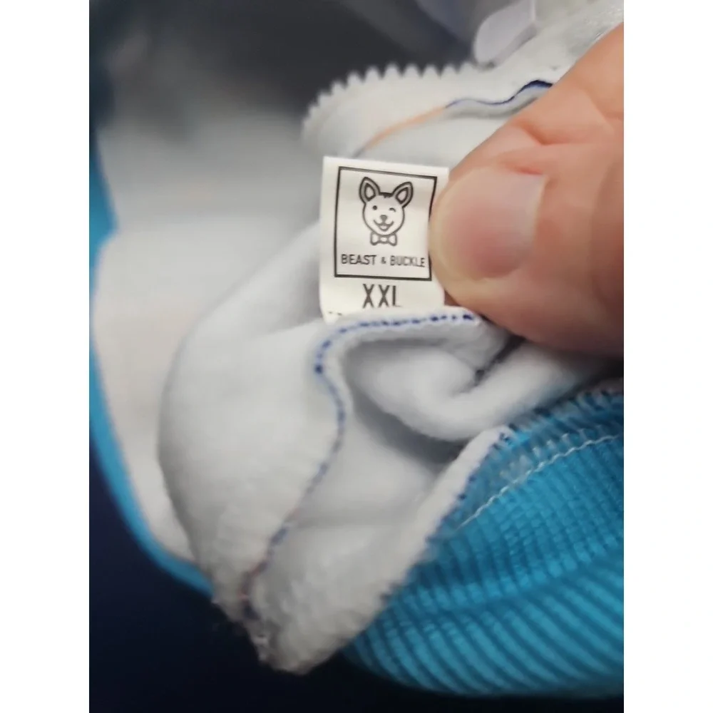 Dog Frenchie Hoodie Beast and Buckle Size XXL Under The Sea Turtle Crab Fish